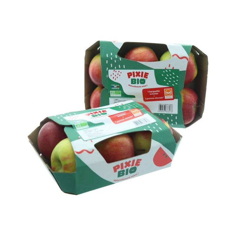 BIO POMME PIXIE CRUNCH PREPACK 8X4PCS